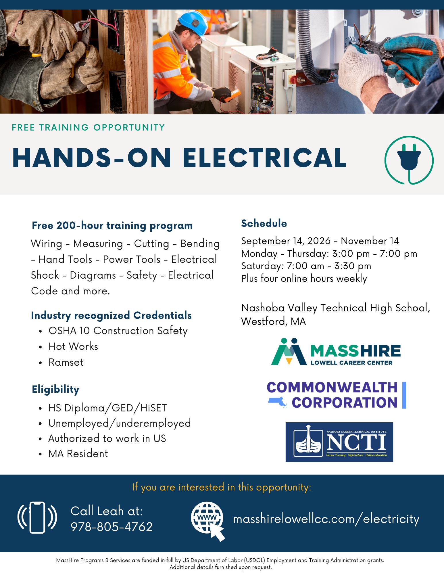 Hands-on Electricity Flyer