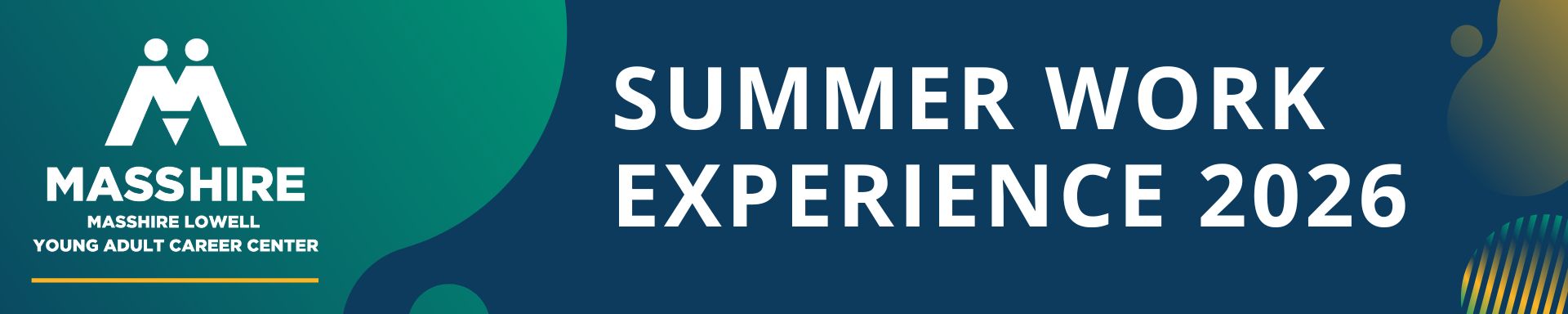 Banner for Summer Work Experience 2026
